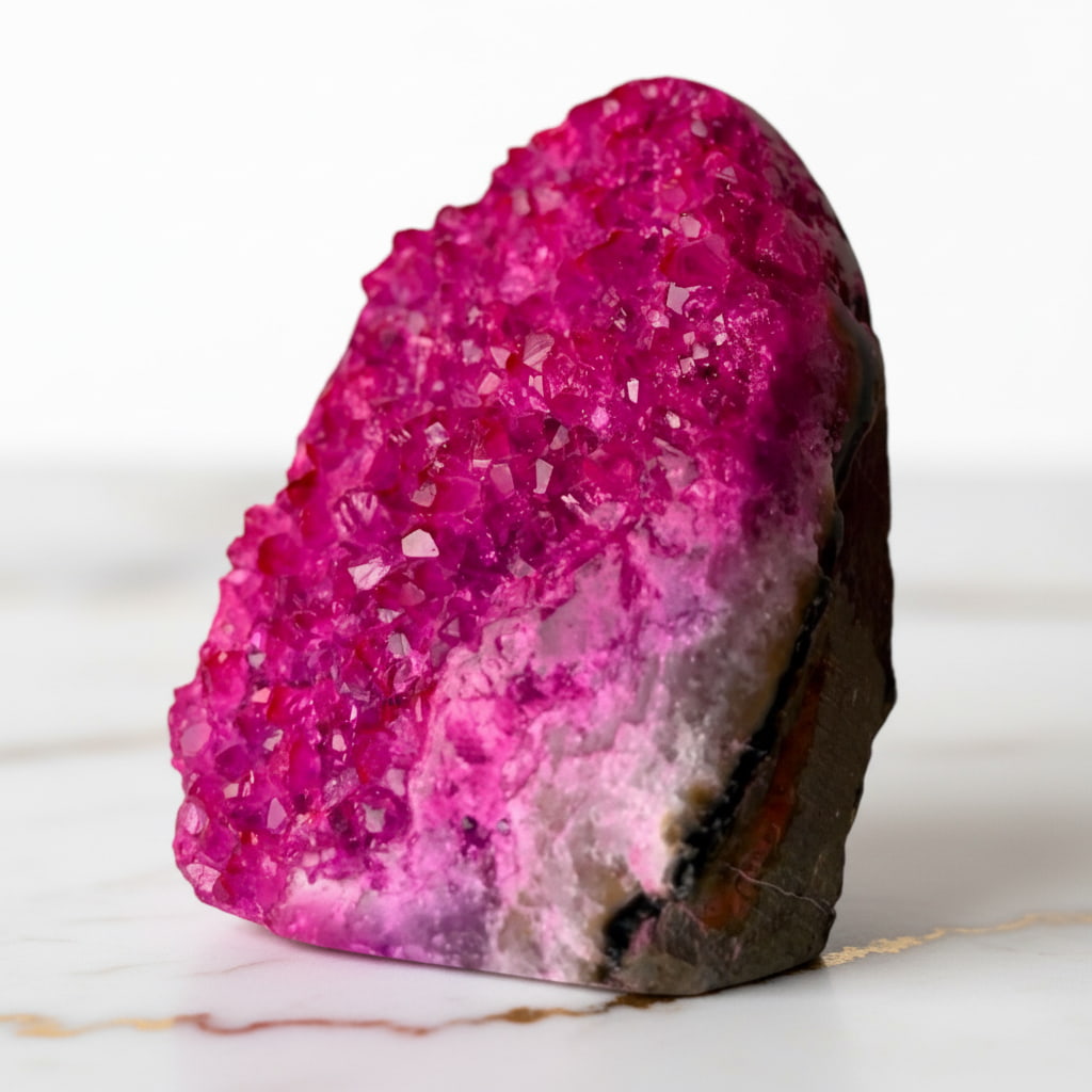 Amethystdruse Pink – Funkelndes Wohnhighlight CrystalScents