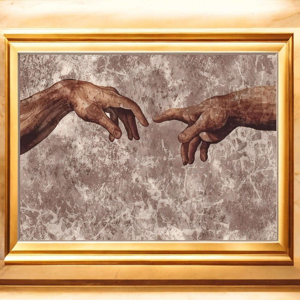 Diamond Painting „Die Erschaffung Adams“ – berühmtes Meisterwerk der Renaissance in funkelnder Umsetzung