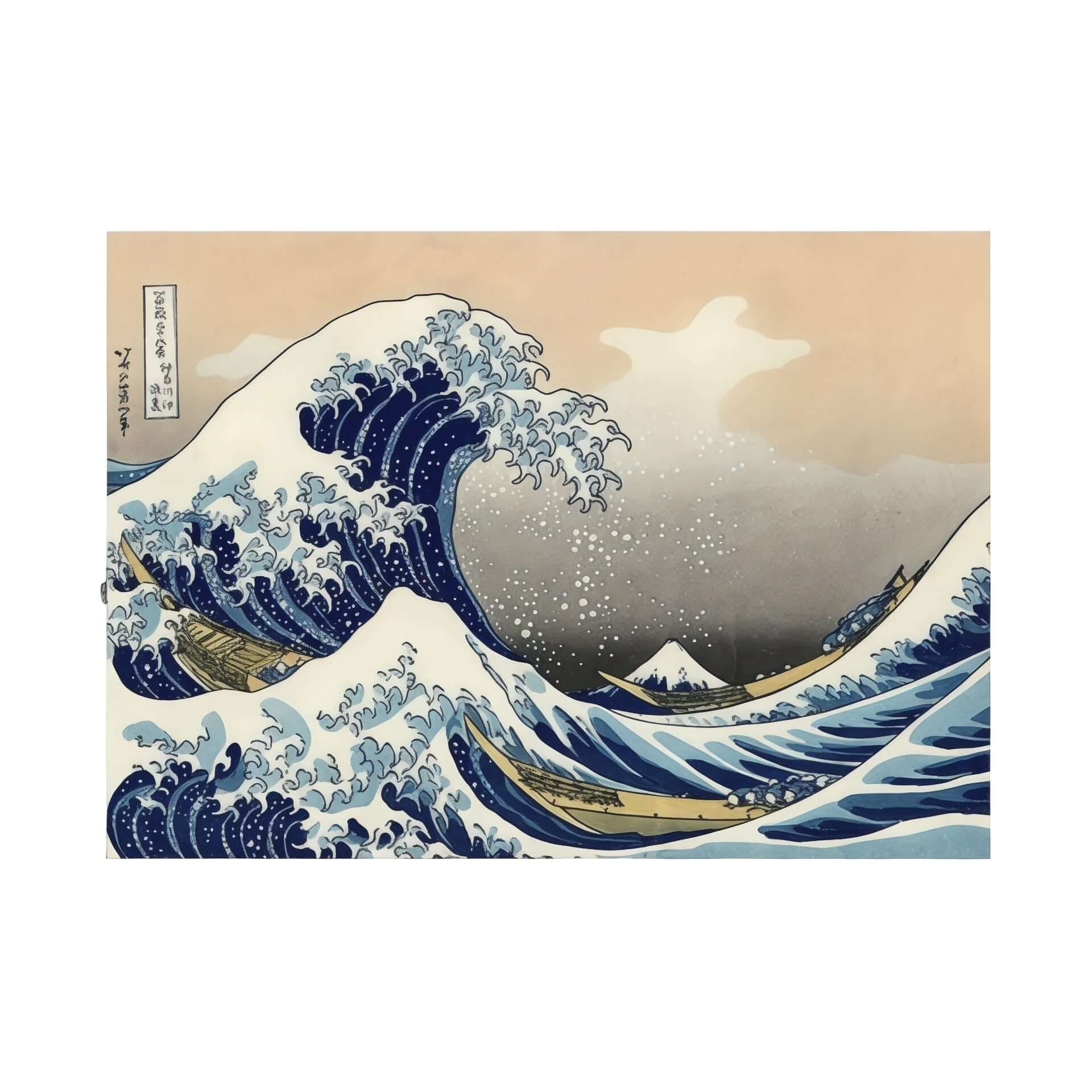 Diamond Painting „Die große Welle von Kanagawa“ – ikonisches Meisterwerk in funkelnden Farben