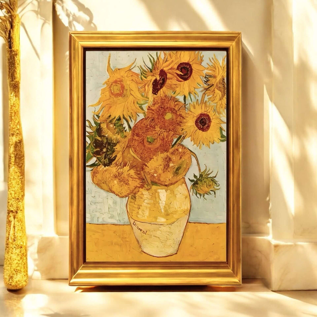 Diamond Painting Set „Sonnenblumen“ – leuchtende Farben für kreative Meisterwerke