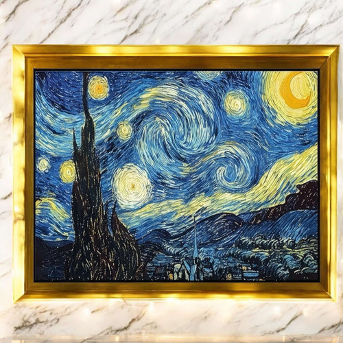 DIY Diamond Painting „Sternennacht“ – Sternenhimmel auf Leinwand selbst gestalten