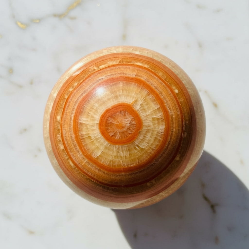 Calcit Kugel – voller positiver Schwingung