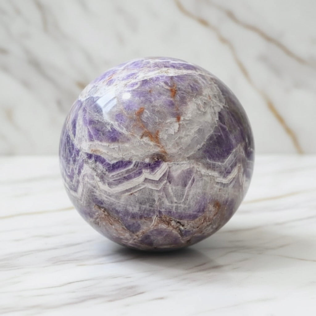 Sehr große Amethyst Kugel – 19 cm, 13 kg, positive Energie & Harmonie CrystalScents