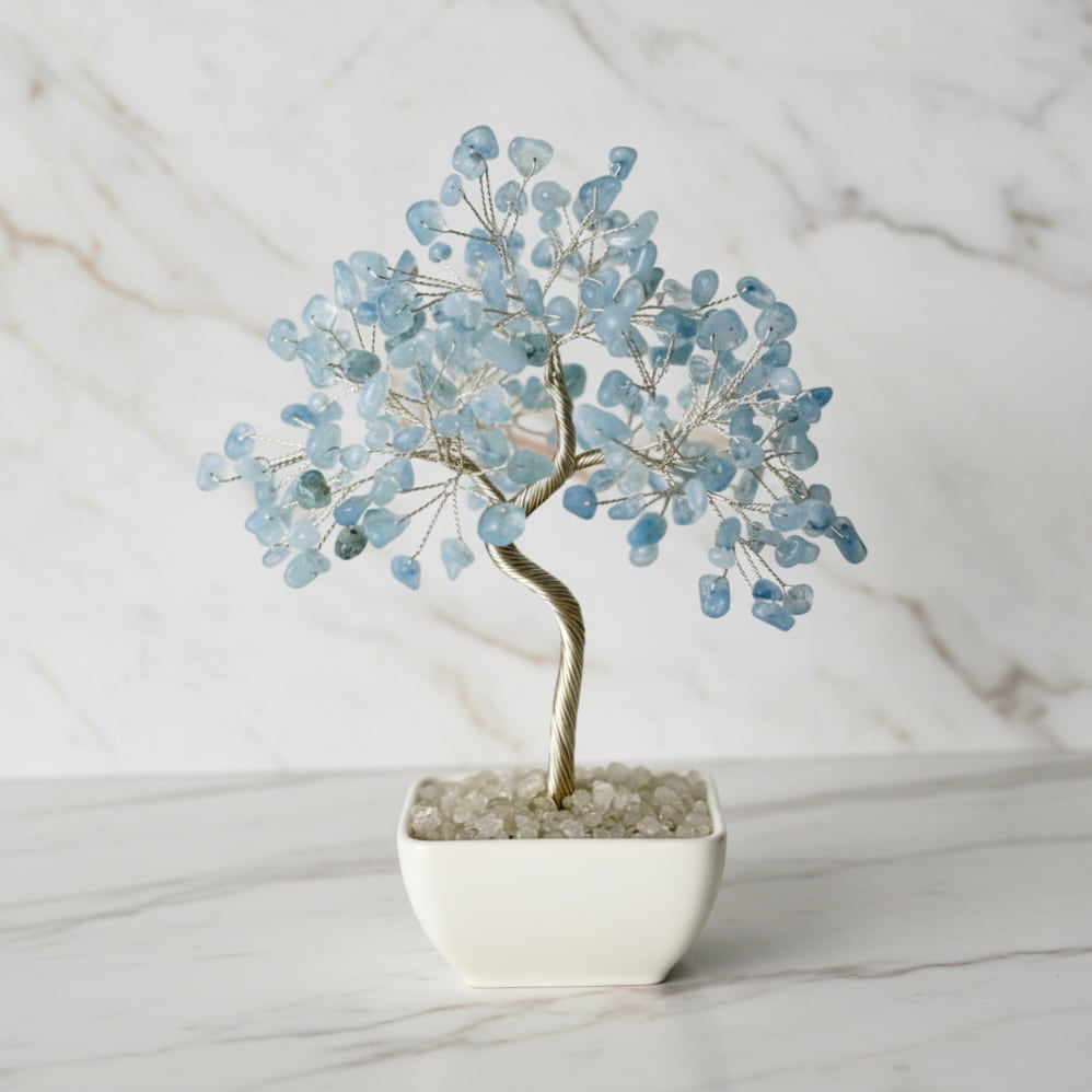 Aquamarin Baum - Kühle Klarheit