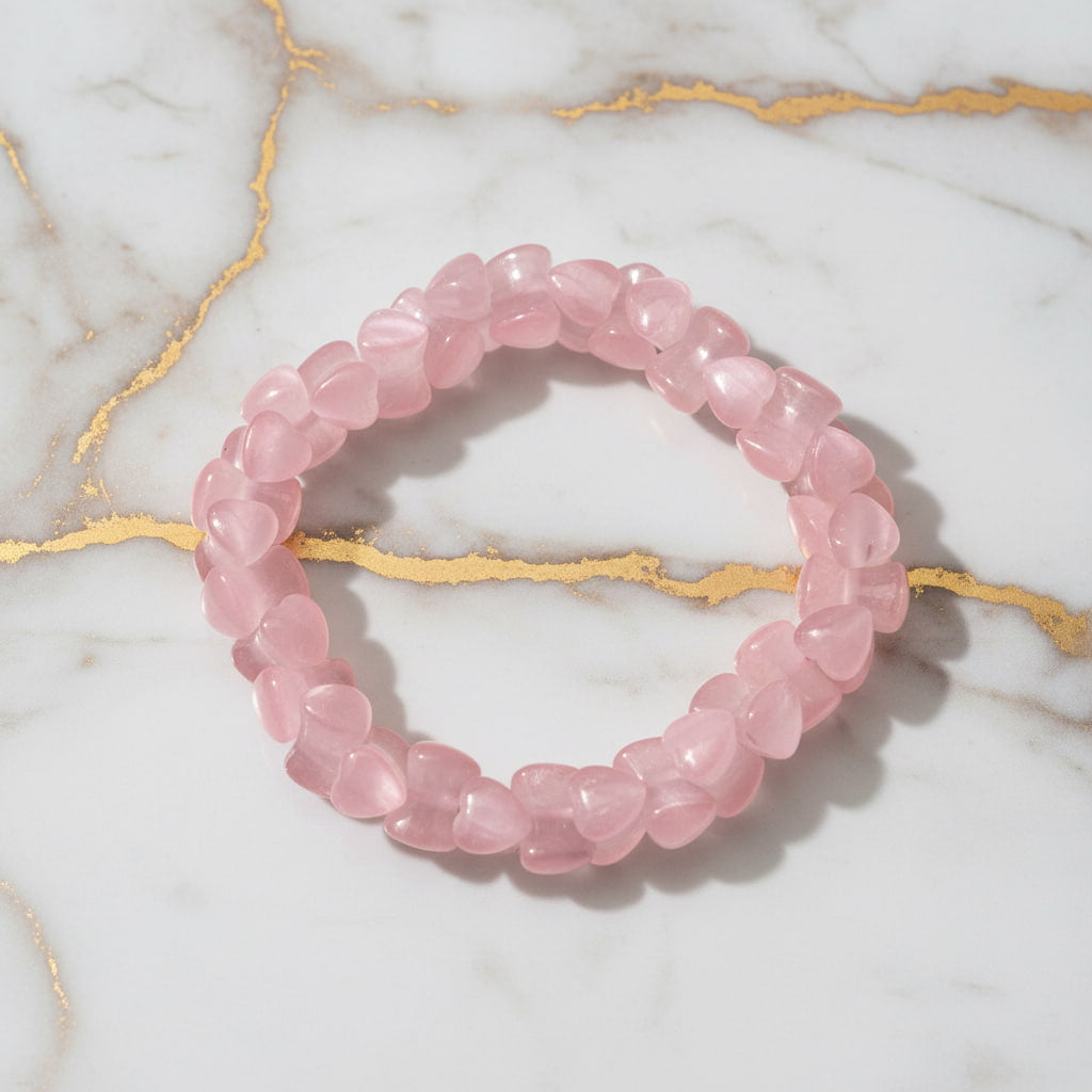 Katzenauge Herz Armband – Symbolische Bedeutung CrystalScents