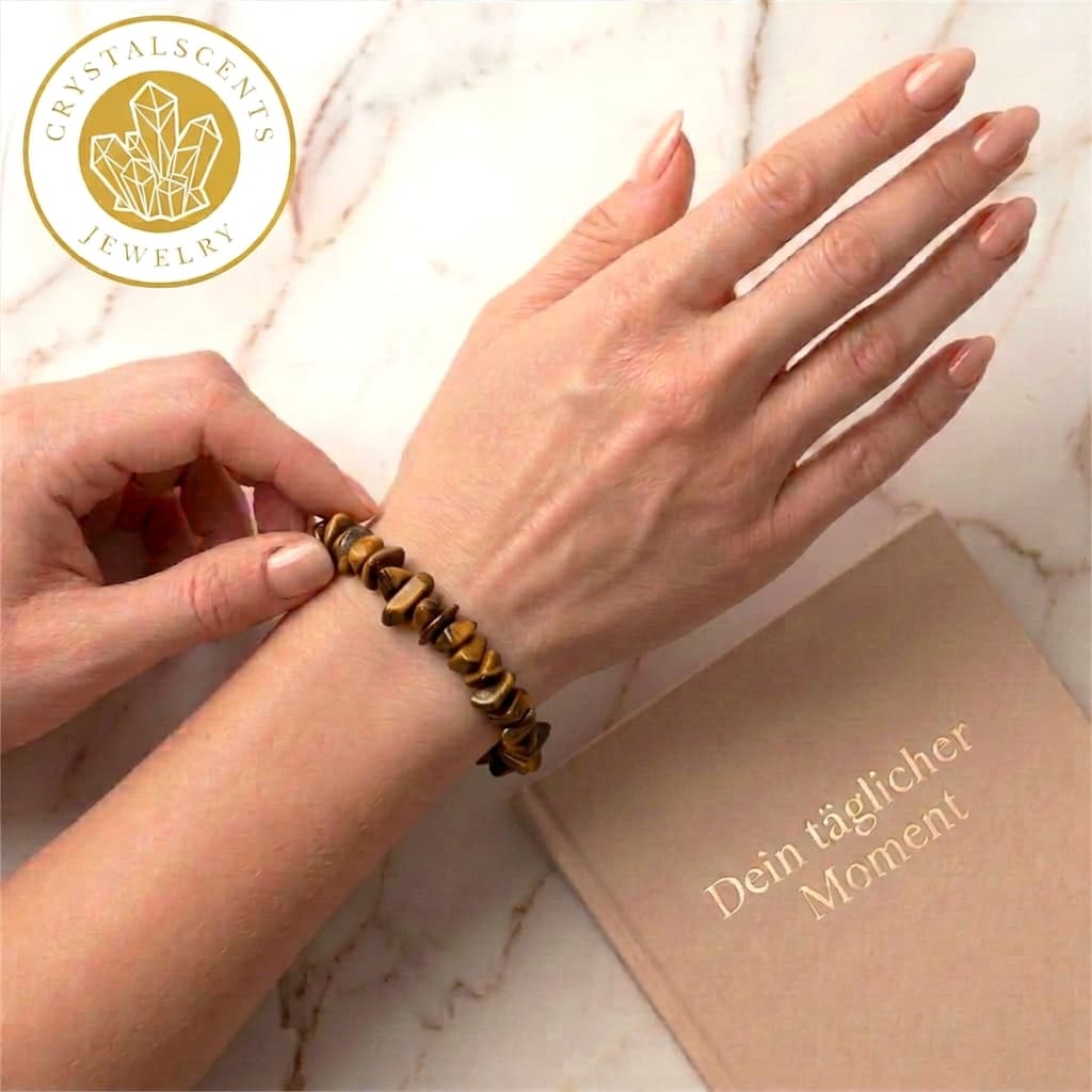 Tigerauge Splitterarmband  - Erdung & Kraft