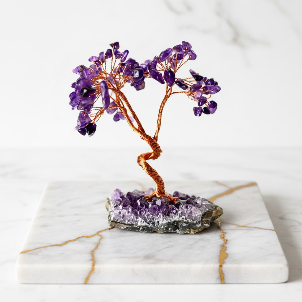 Amethyst Baum – Funkelnde Harmonie für dein Zuhause CrystalScents