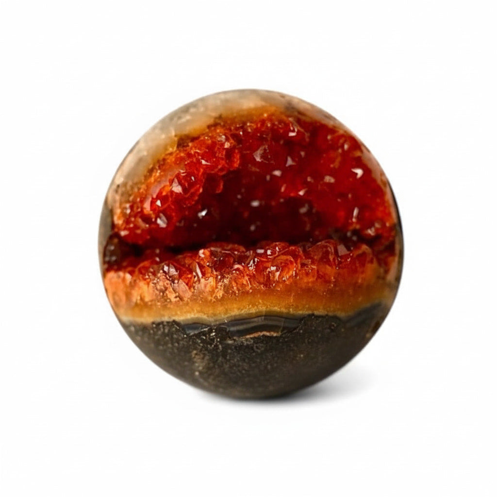 Amethyst Kugel - Rot & Funkelnd CrystalScents