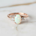 Opal Ring - Roségold & Filigran