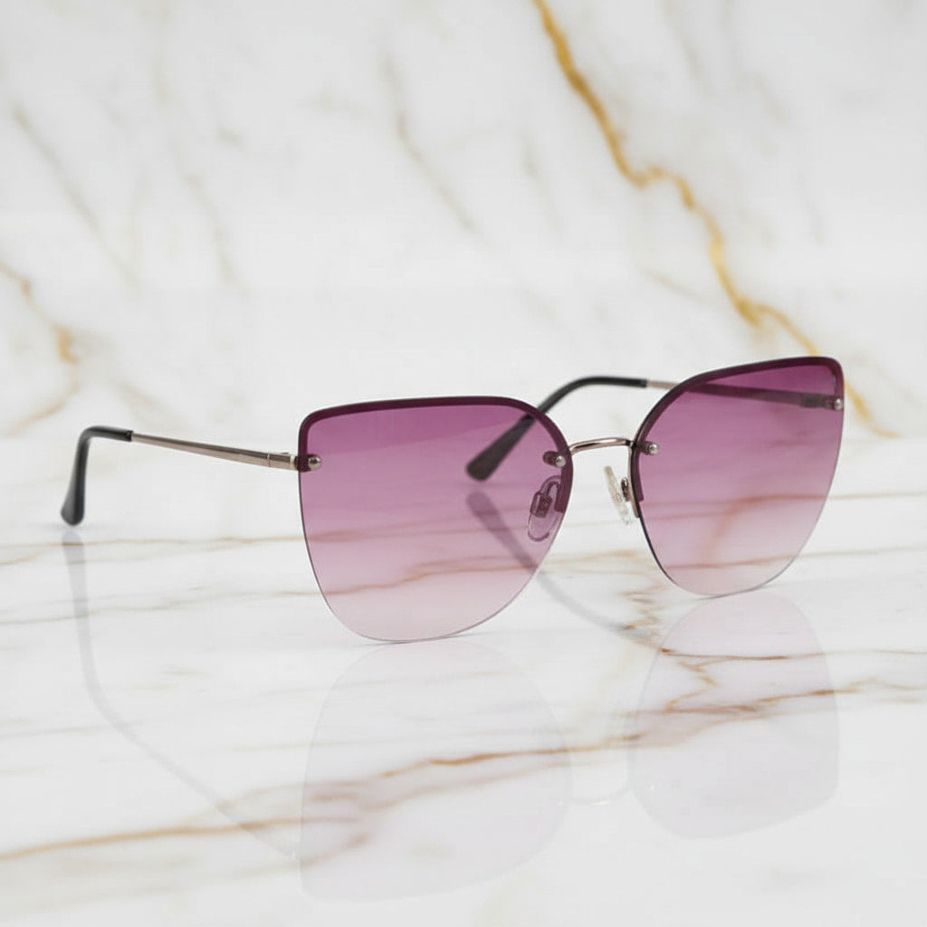 Sonnenbrille – Auffällig pink Cateye CrystalScents