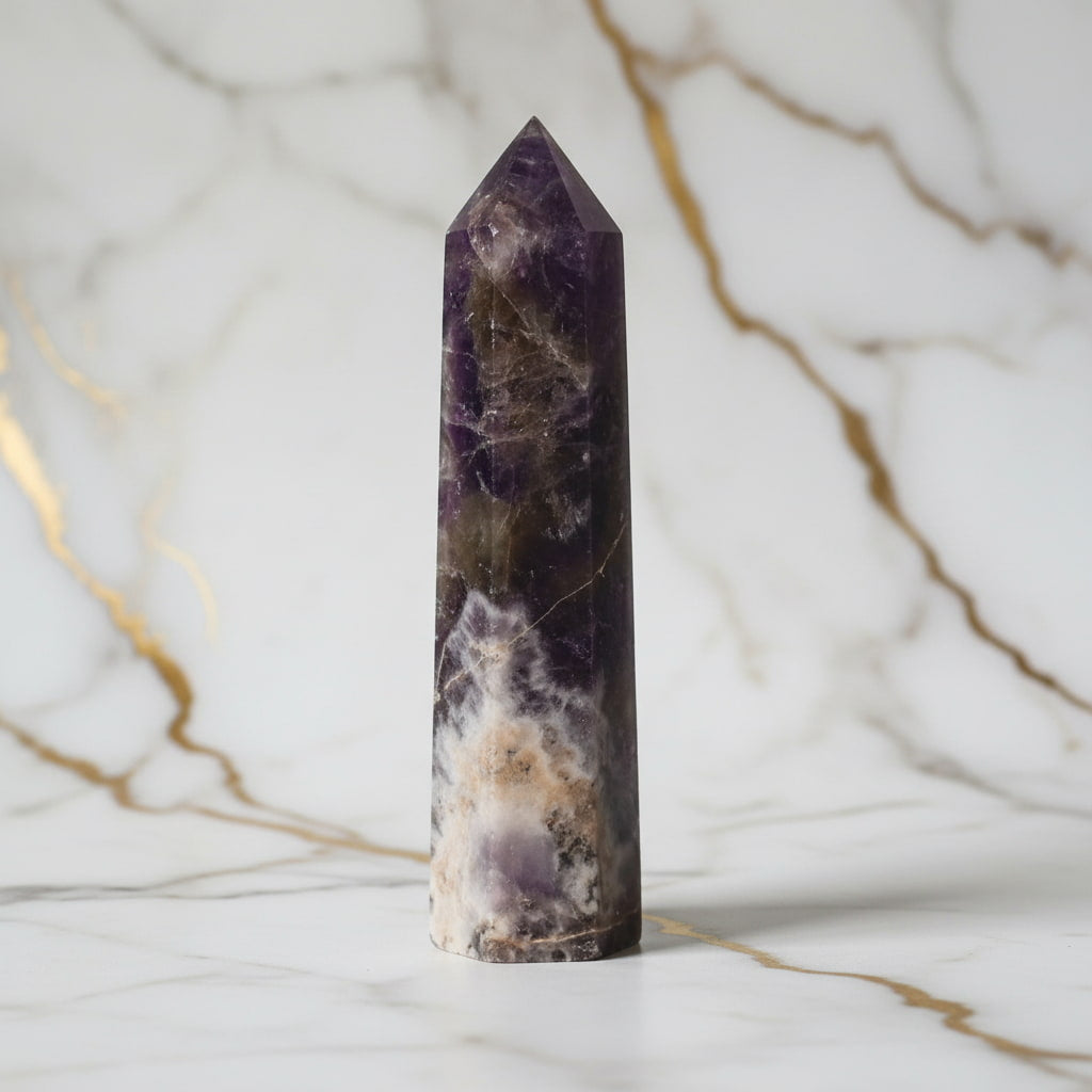 Amethyst Obelisk – Meditation & harmonische Raumwirkung CrystalScents