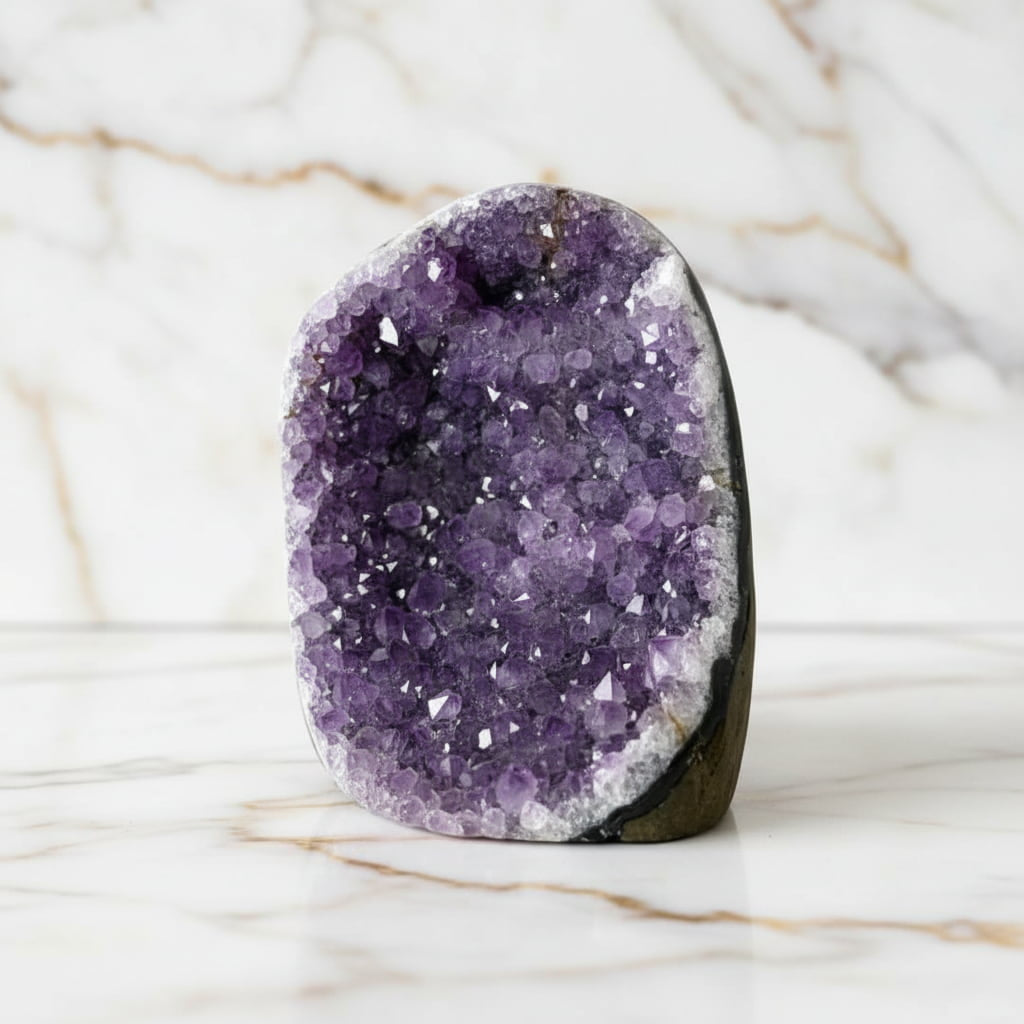 Amethystdruse – Funkelnde Spitzen für Lebendige Energie CrystalScents