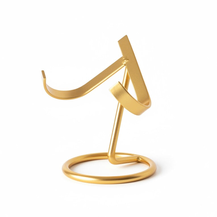 Kristallhalter Gold – Präsentation für deine Kristalle