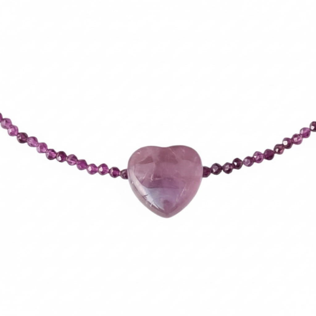 Amethyst Herz Halskette – Inspiration, Liebe & Harmonie CrystalScents