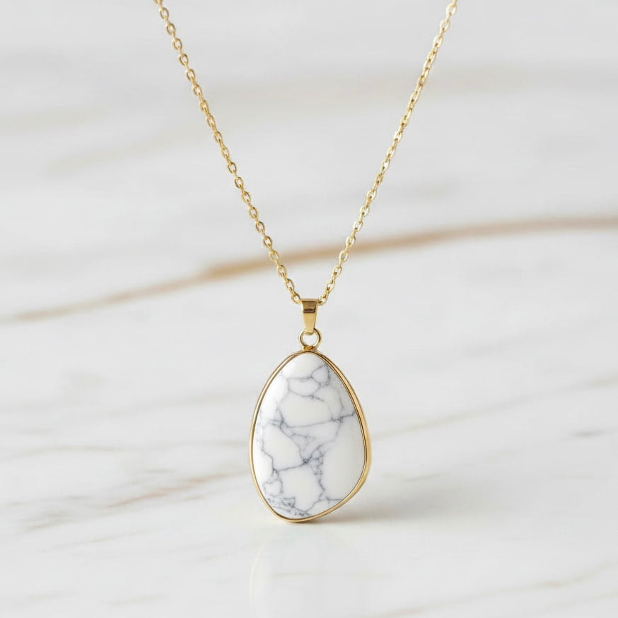 Howlit Halskette - Intuition & Sanftheit