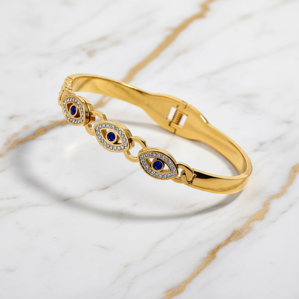 Armband – Goldarmband mit Augenmotiven CrystalScents