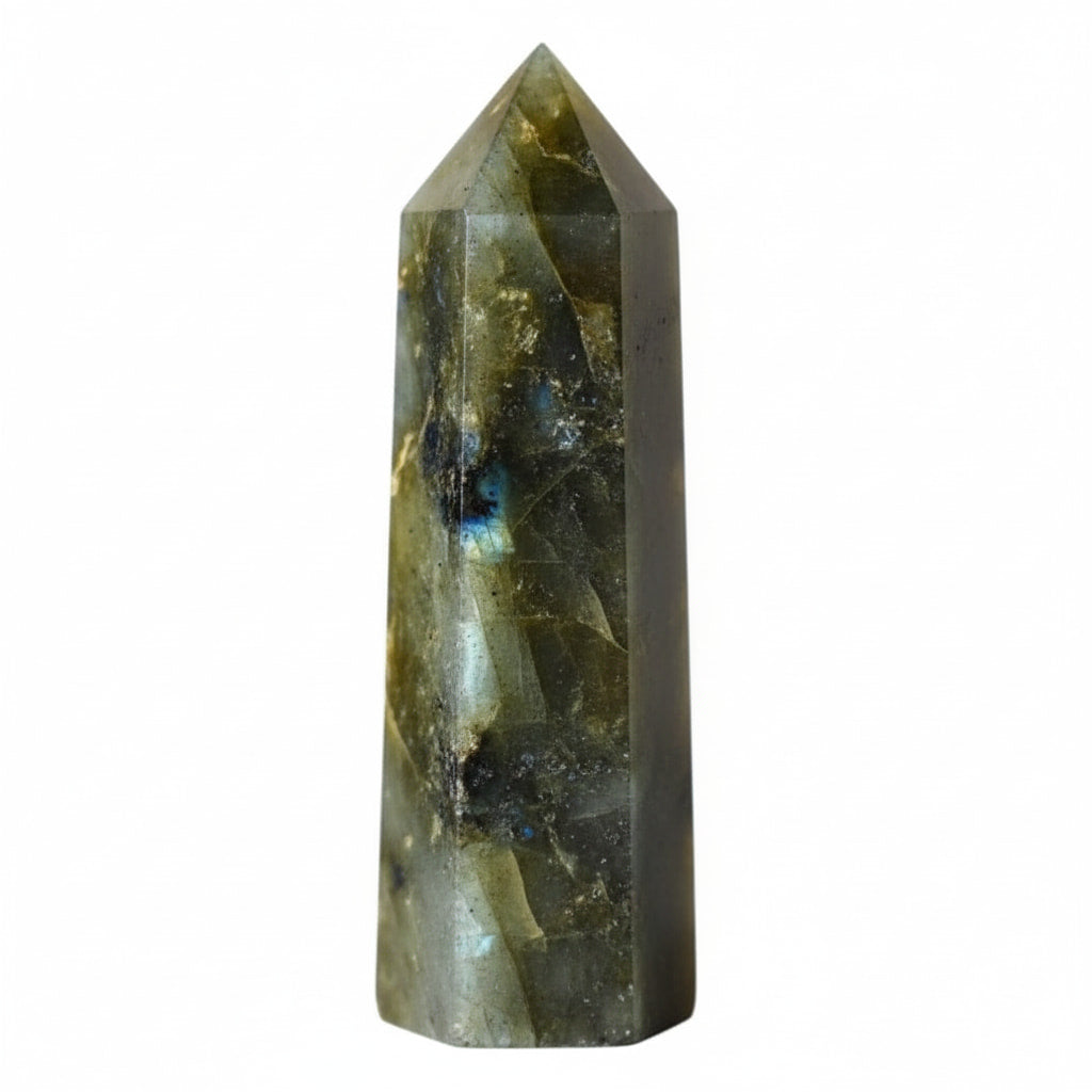 Labradorit Obelisk – Magie & Intuition CrystalScents