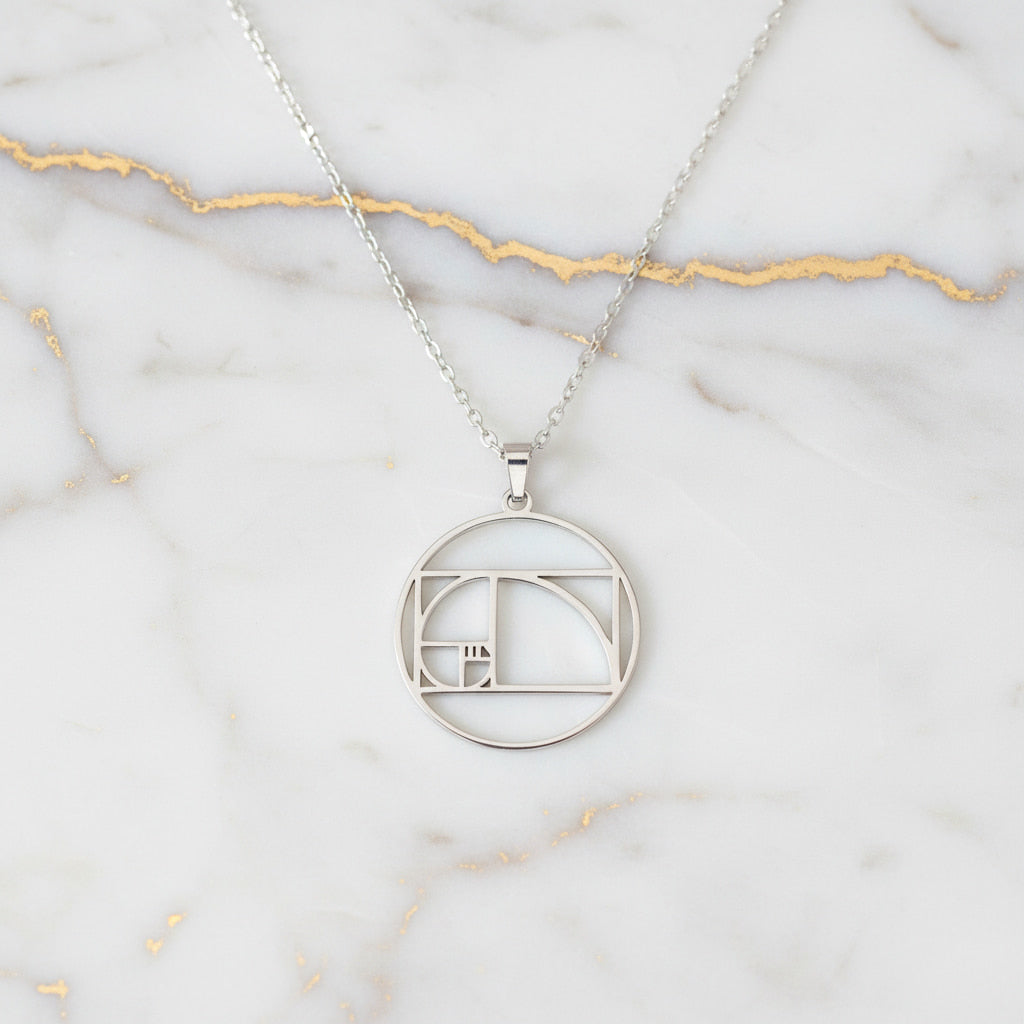 Halskette – Silber „Goldener Schnitt“ CrystalScents