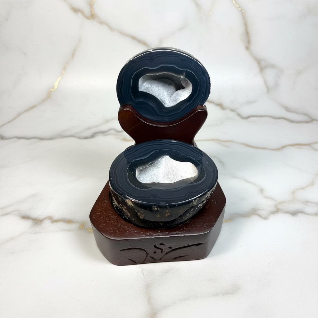Achat Truhe - Schwarze Schönheit