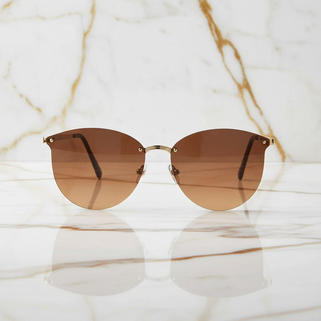 Sonnenbrille – Goldbraun für trendbewusste Looks CrystalScents