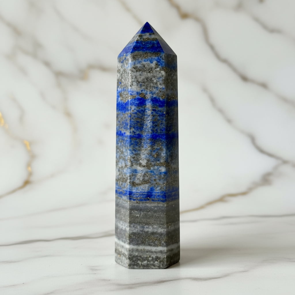 Lapislazuli Obelisk – Klarheit & Fokus JETZT sichern CrystalScents