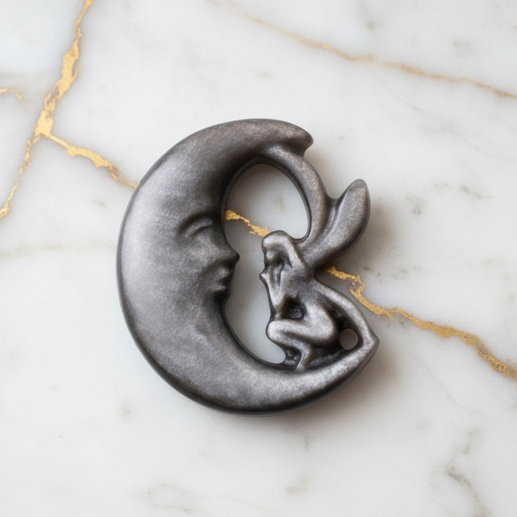 Silber Obsidian – Silber Obsidian Mondelfe CrystalScents