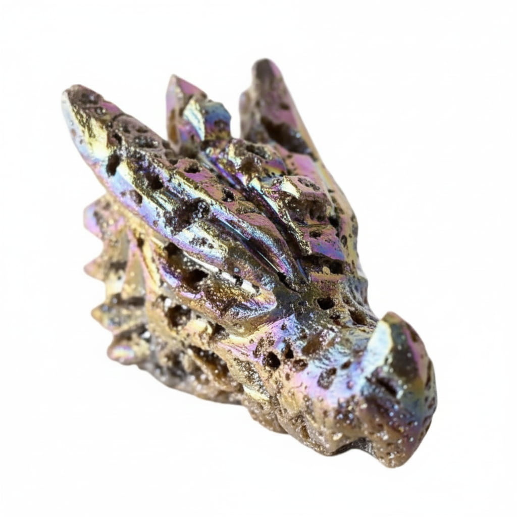 Aura Sphalerit Drachenkopf - Lebendige Farben CrystalScents