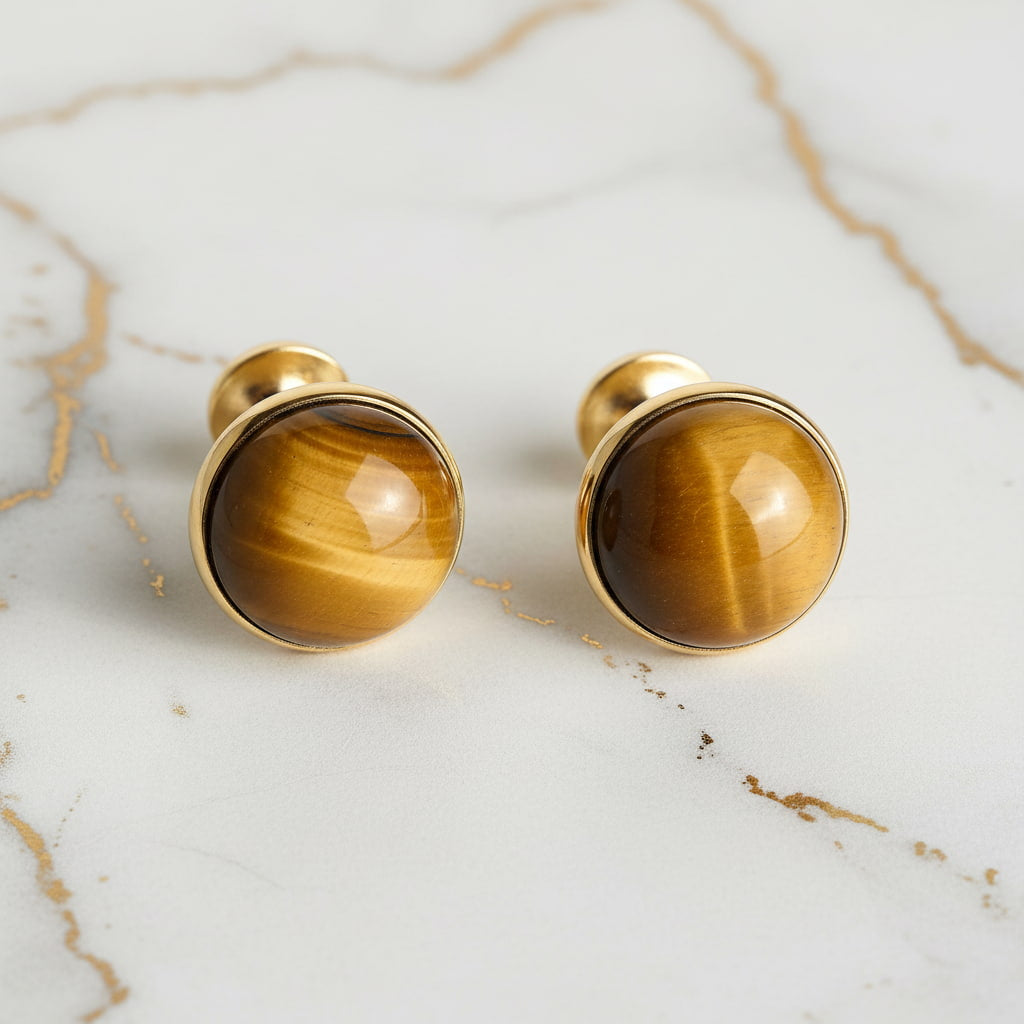 Tigerauge Manschettenknöpfe - JETZT entdecken CrystalScents