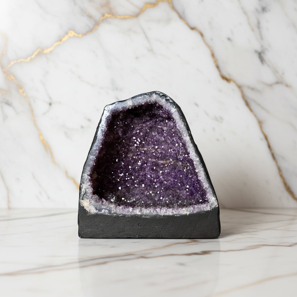 Sehr große Amethystdruse 14 kg – Mystische Kristallhöhle CrystalScents