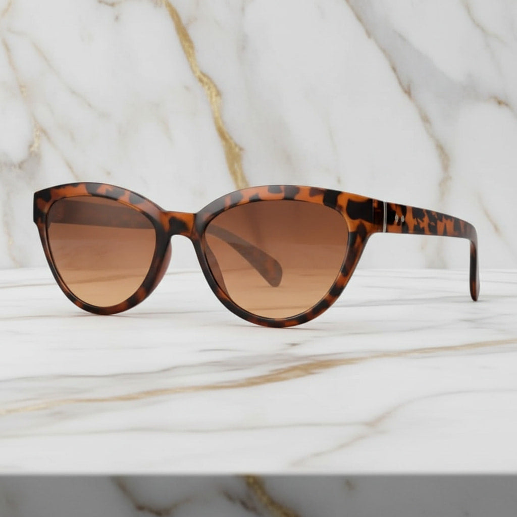 Sonnenbrille Cateye – Geflecktes Design für stilvolle Sommer-Looks CrystalScents