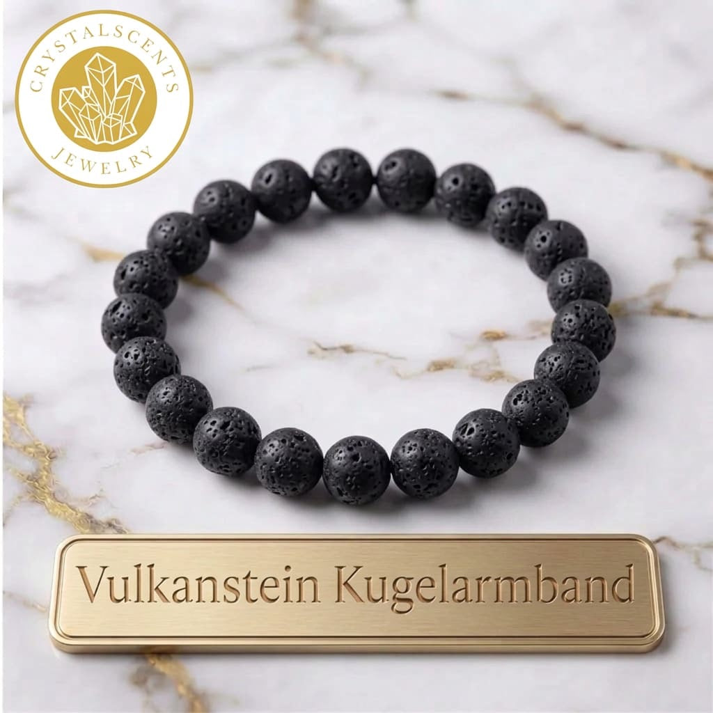 Vulkanstein Kugelarmband - Erdung & innere Stärke