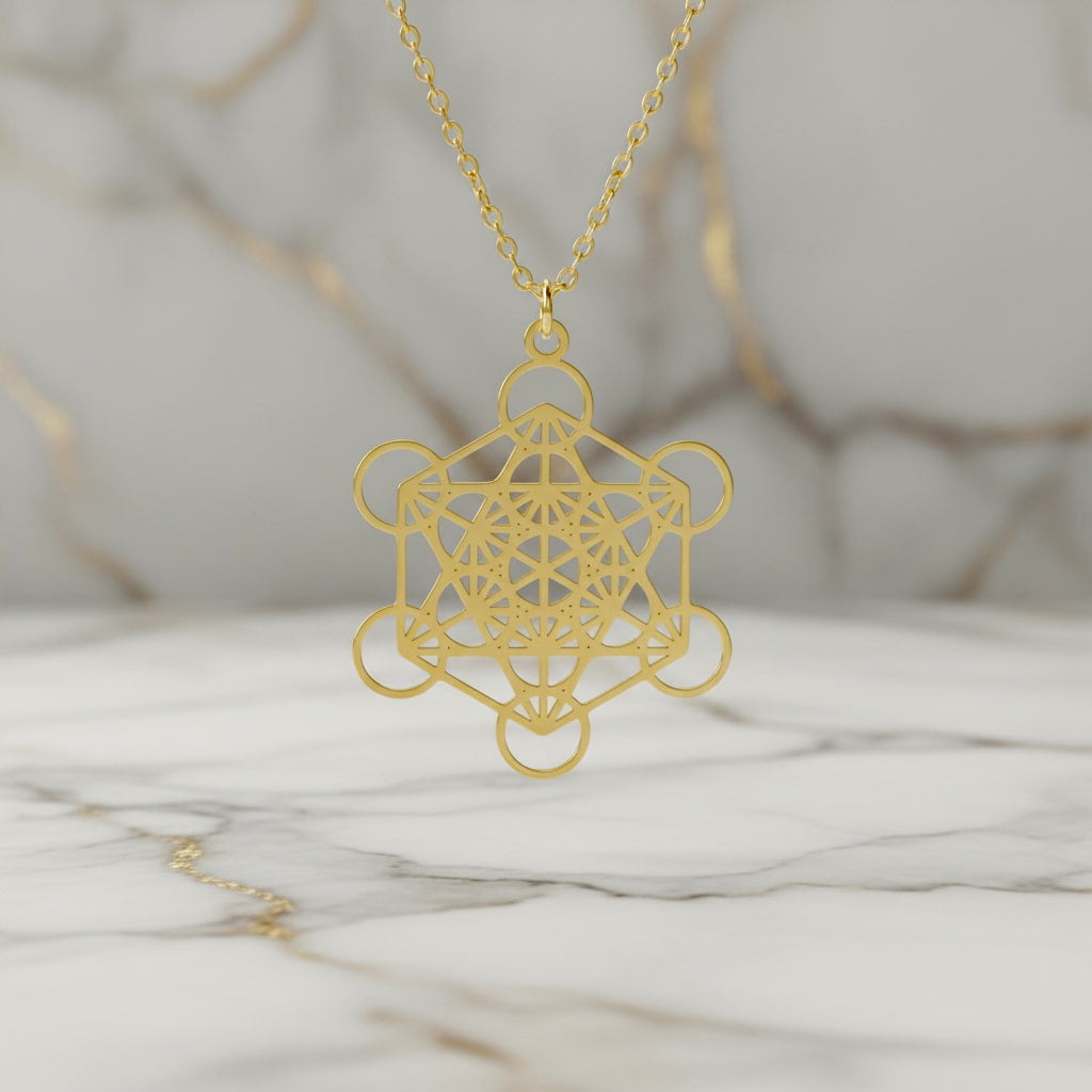 Halskette „Heilige Geometrie“ – Ausgleich & Klarheit CrystalScents