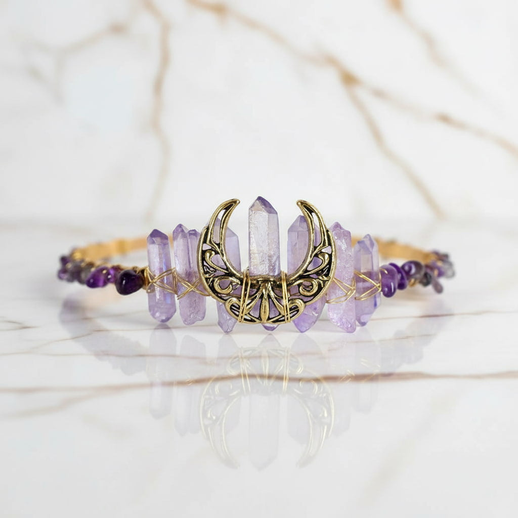 Amethyst Tiara – Eleganz & Stil für besondere Anlässe CrystalScents