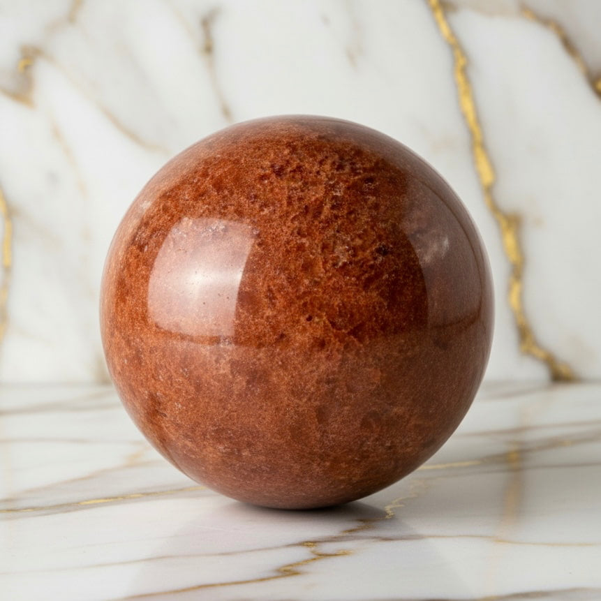 Erdbeerquarz Kugel – Optimismus & Lebensfreude JETZT sichern CrystalScents