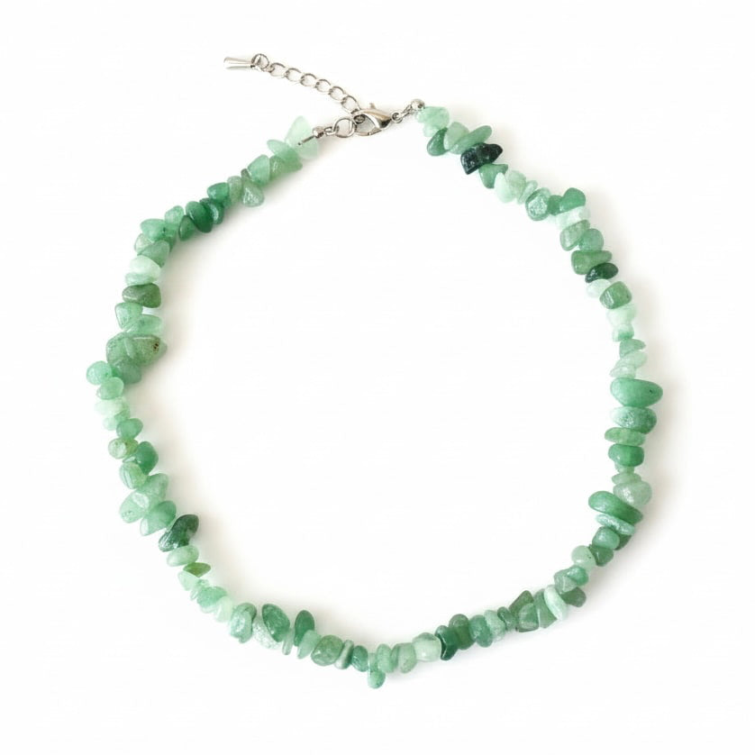 Aventurin Splitter Halskette – Ruhe & Lebensfreude