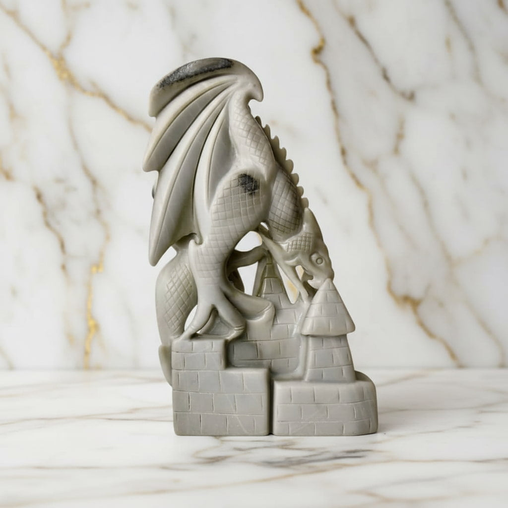 Tai-Chi-Stein – Majestätische Drachenfigur CrystalScents