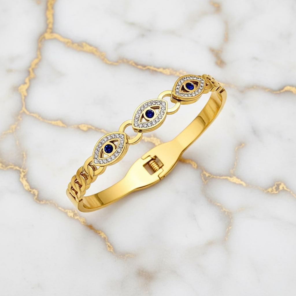 Armband – Goldarmband mit Augenmotiven CrystalScents