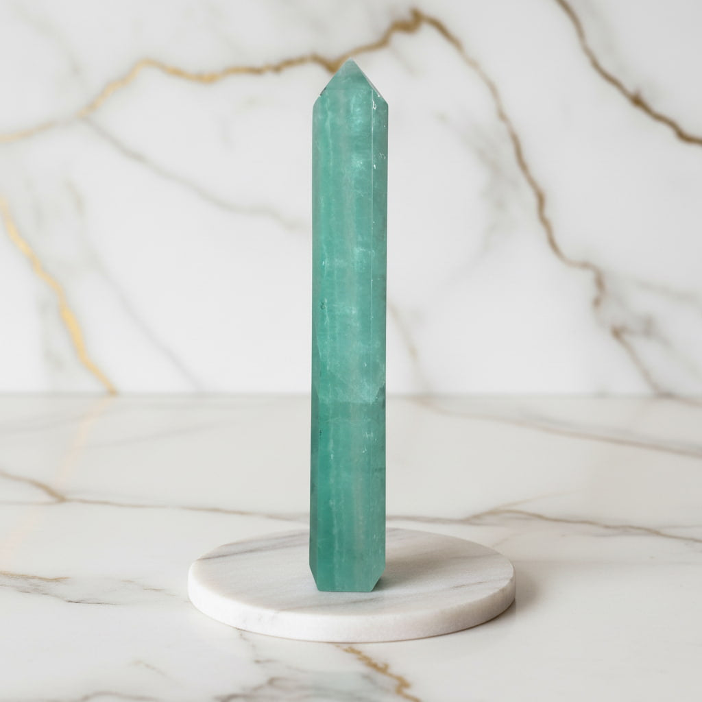 Fluorit Obelisk – Mut & Wirkung