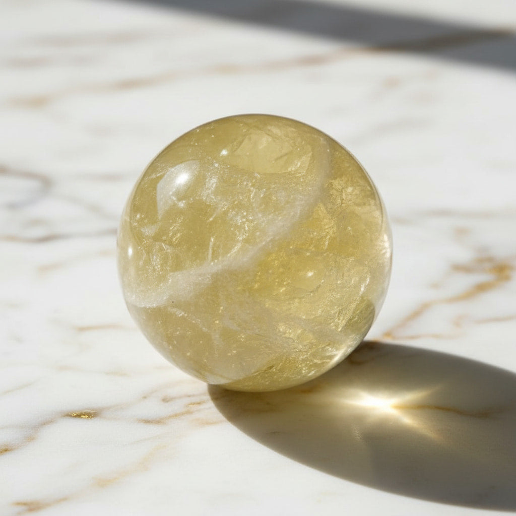 Citrin Kugel – Optimismus & Lebensfreude CrystalScents