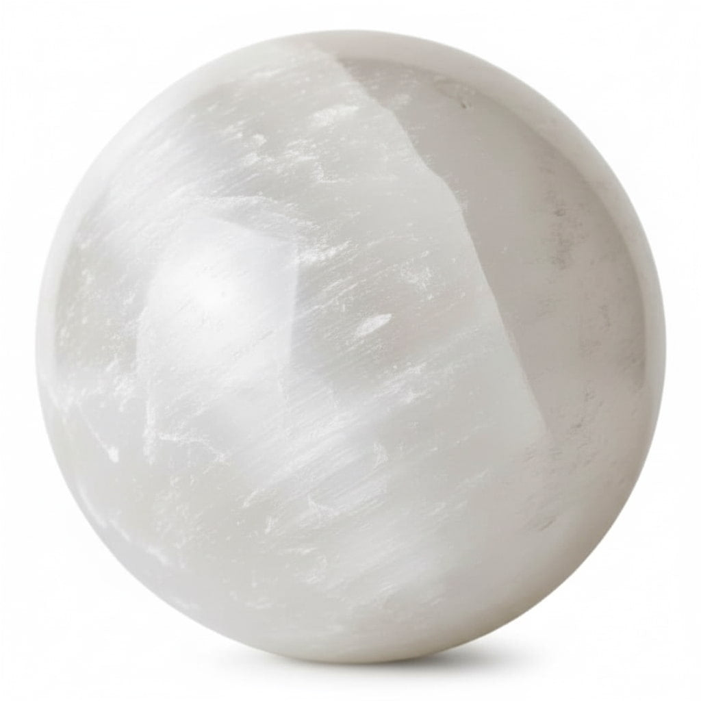 Selenit Kugel – Klarheit und innere Ruhe JETZT sichern CrystalScents