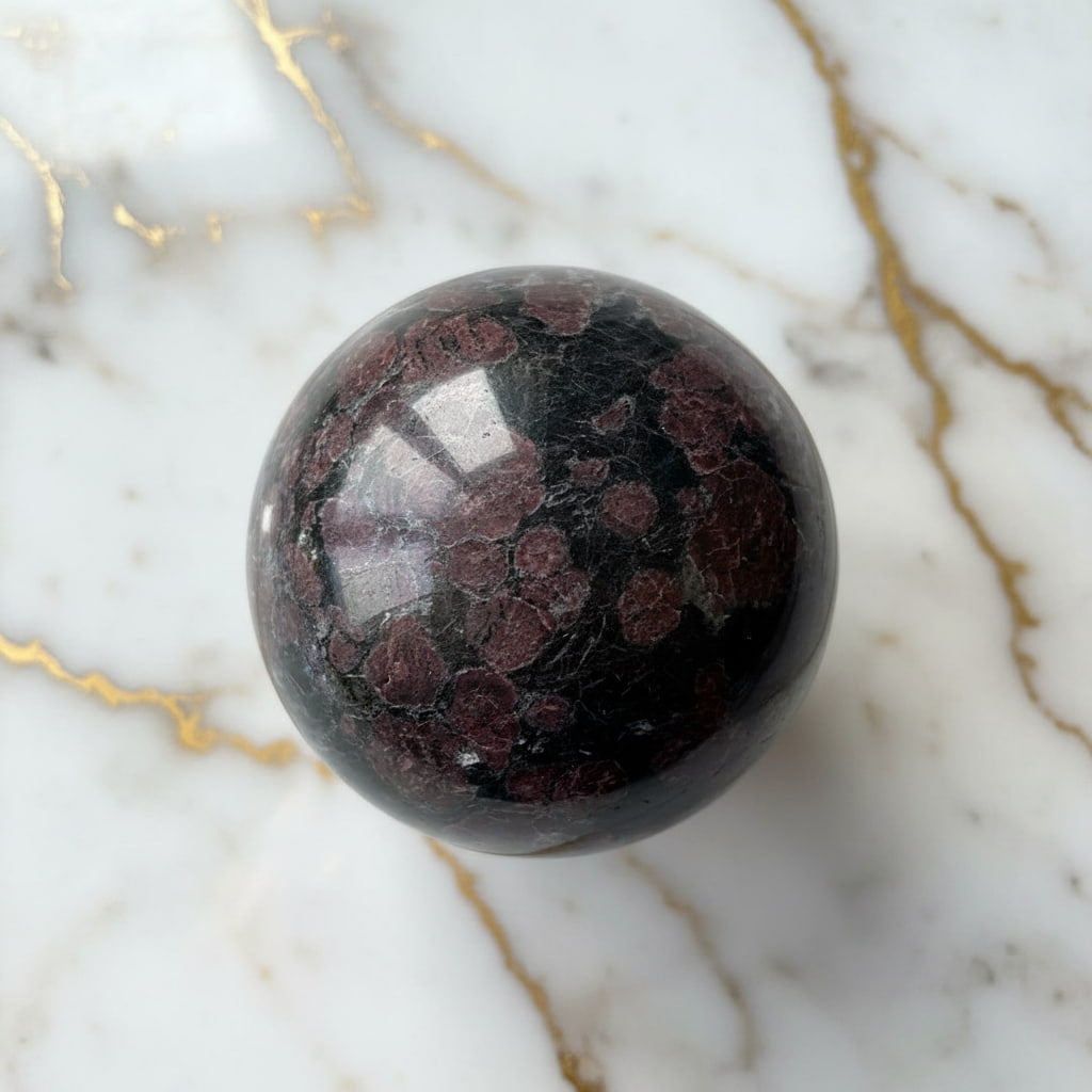 Granat Kugel – Rotes Highlight CrystalScents