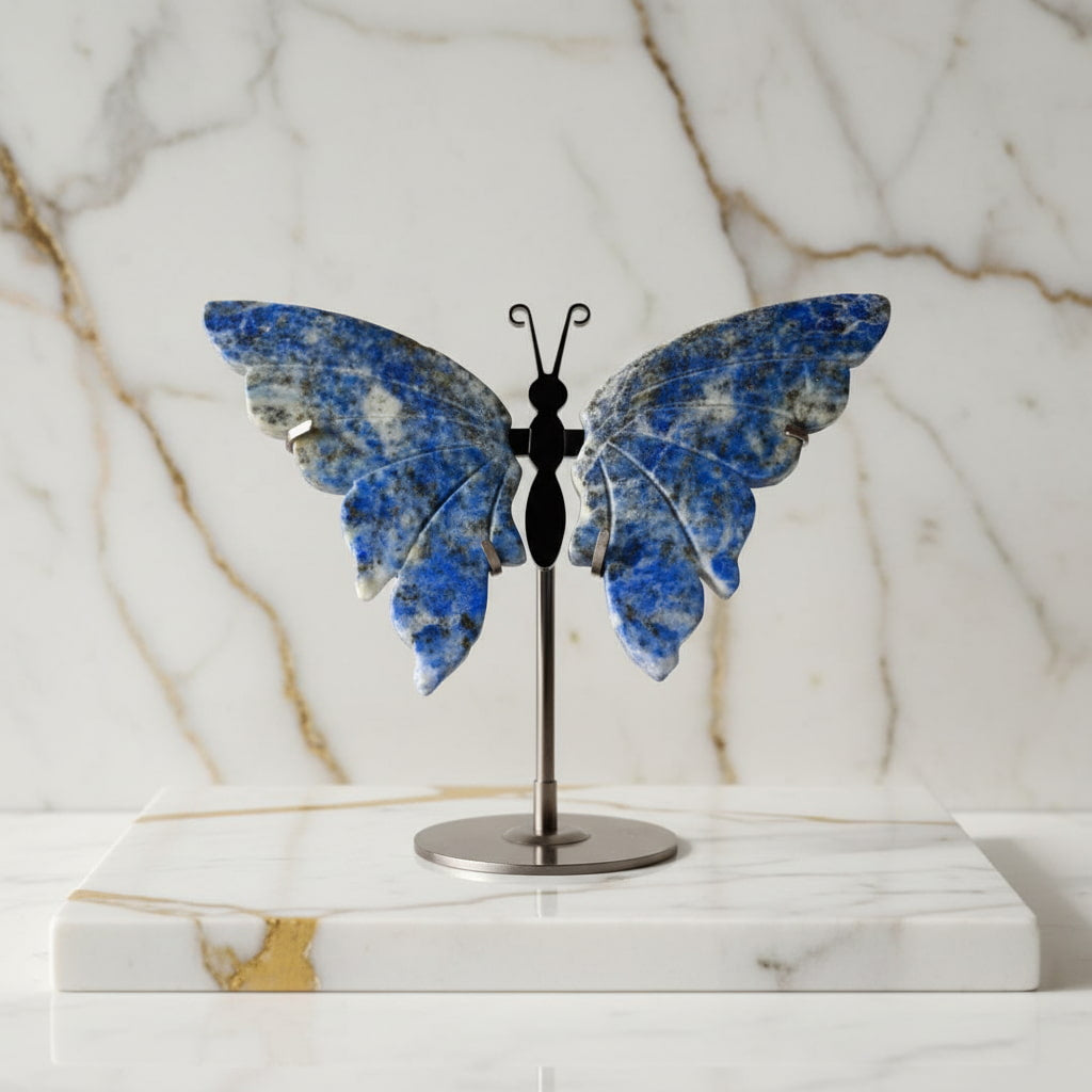 Lapislazuli Schmetterling - Zart & Lebendig