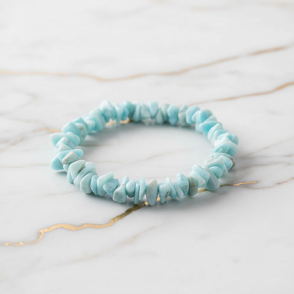 Larimar Splitterarmband – Entspannung & positive Energie CrystalScents