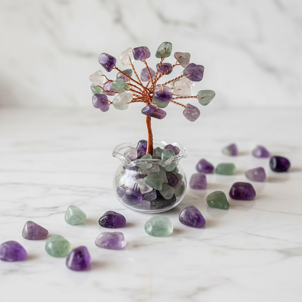 Mini Fluorit Baum - Bunte Kleinigkeit CrystalScents