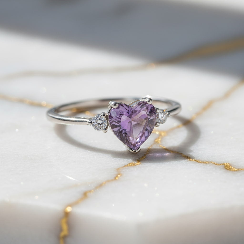 Amethyst Ring - Liebevoller Begleiter CrystalScents