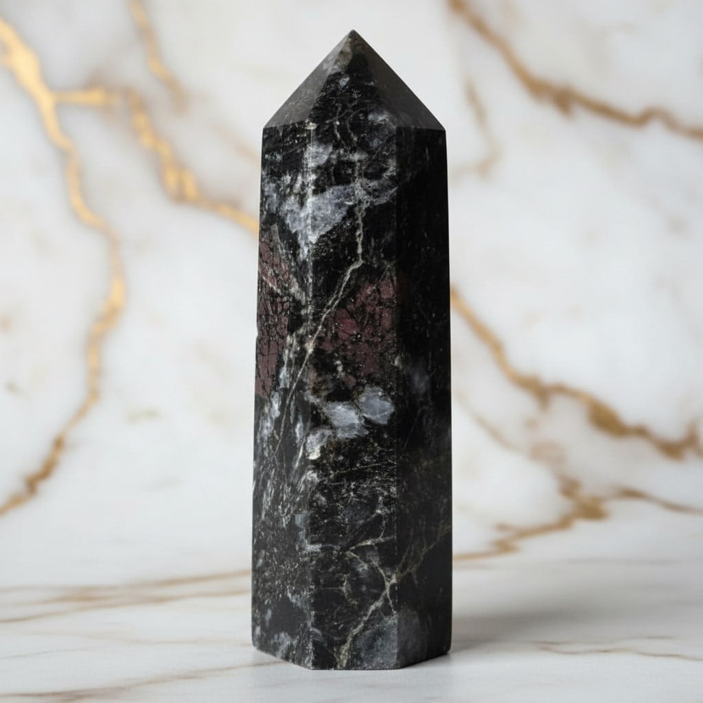 Granat Obelisk – Tiefrote Eleganz JETZT sichern CrystalScents