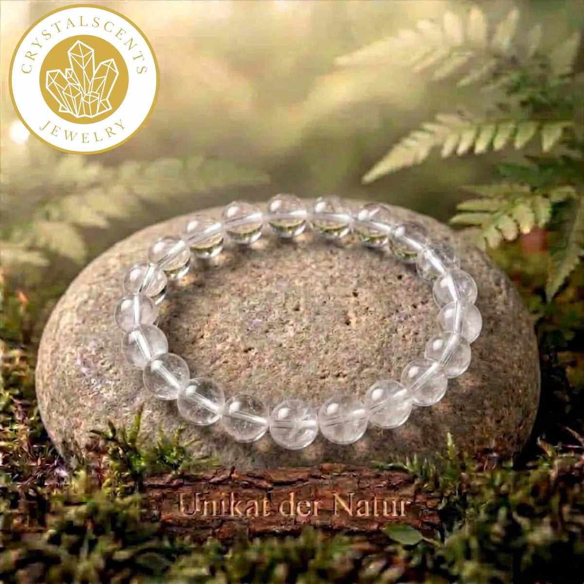 Bergkristall Kugelarmband - Klarheit & fokussierte Energie
