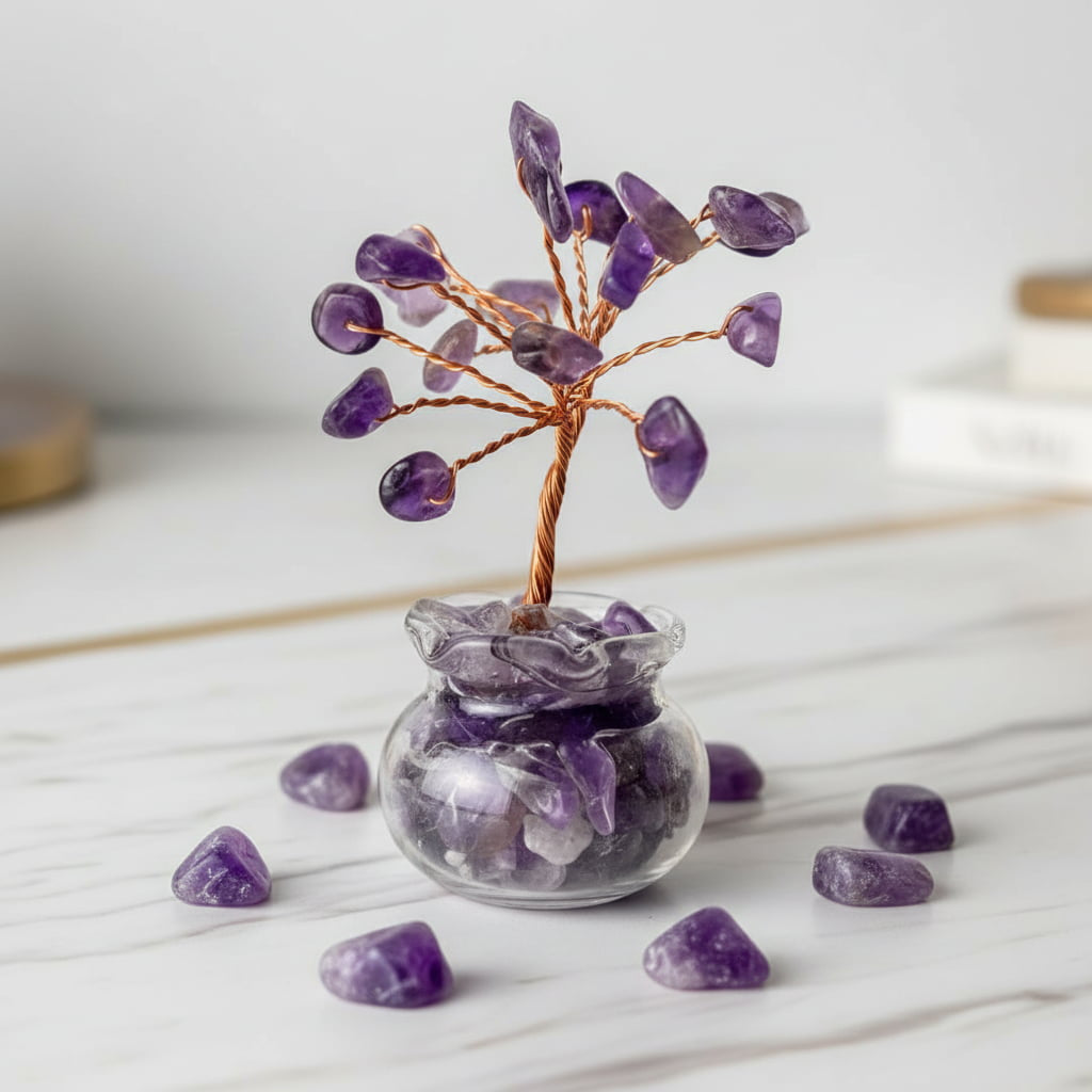 Mini Amethyst Baum – Harmonie & Balance CrystalScents