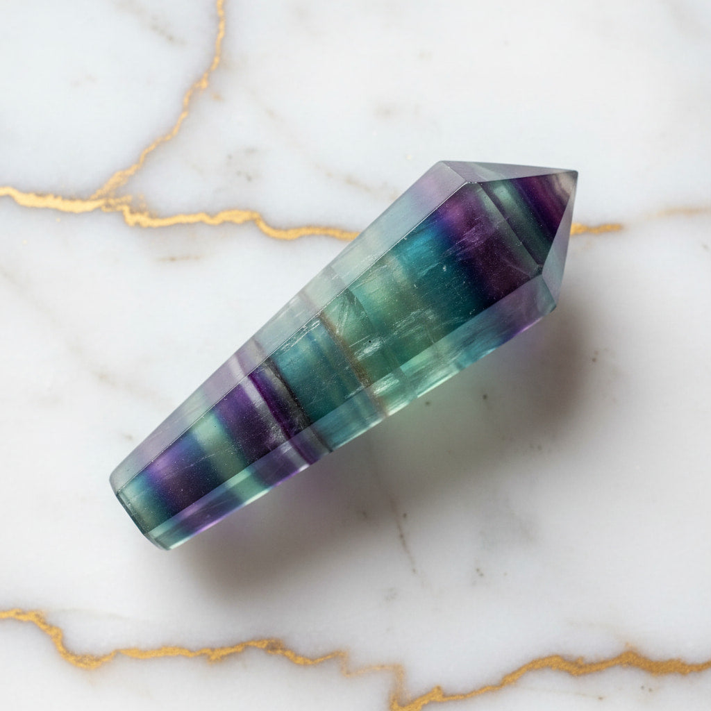 Fluorit Zepter – Dekoratives Kristallobjekt CrystalScents