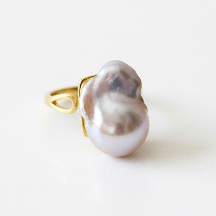 Ring Gold - mit zeitloser Perle CrystalScents